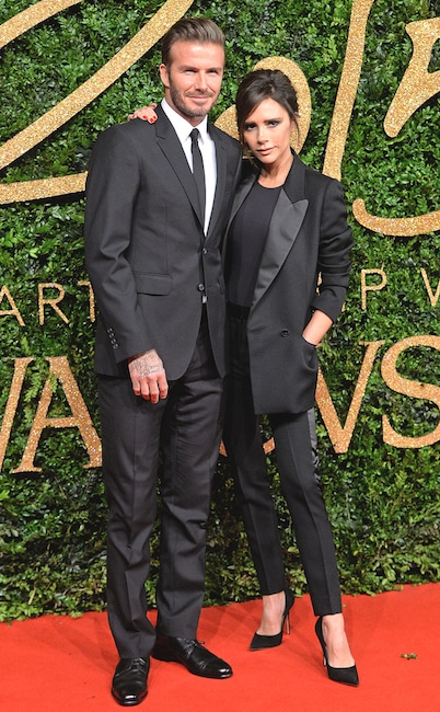 David Beckham, Victoria Beckham, British Fashion Awards